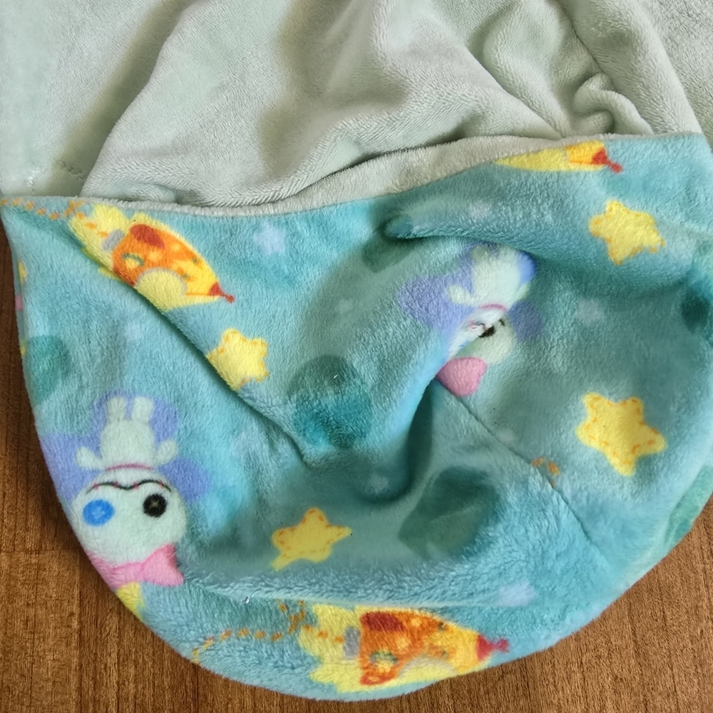 Disney Babies Plush Angel Swaddle Lovey Secuirty Blanket Pouch - Picture 2 of 4